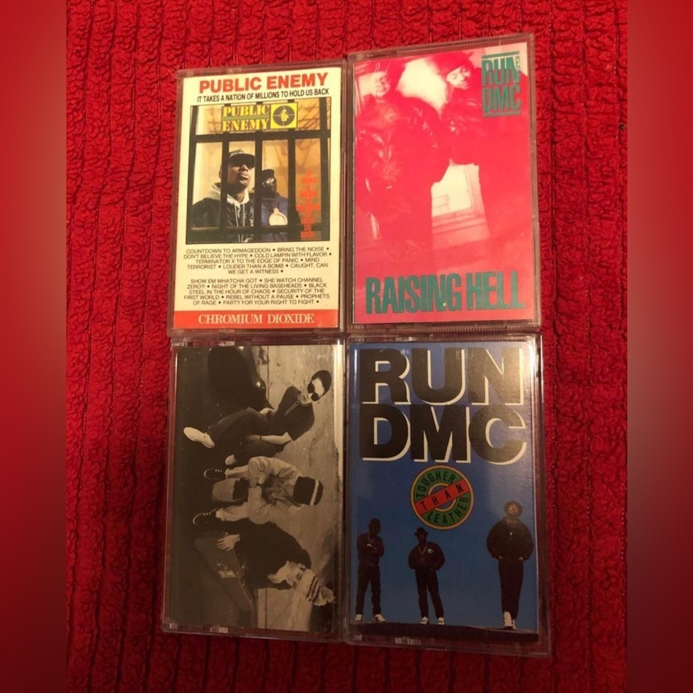 💵 Rap Allstars Cassette Tape Lot (Beastie Boys/Run DMC/Public Enemy) vintage!